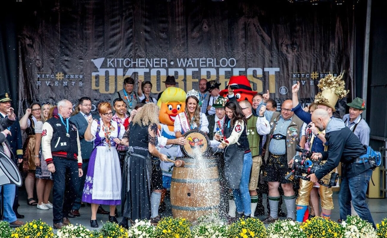 Kitchener-Waterloo Oktoberfest draws crowds eager to experience Bavarian traditions.