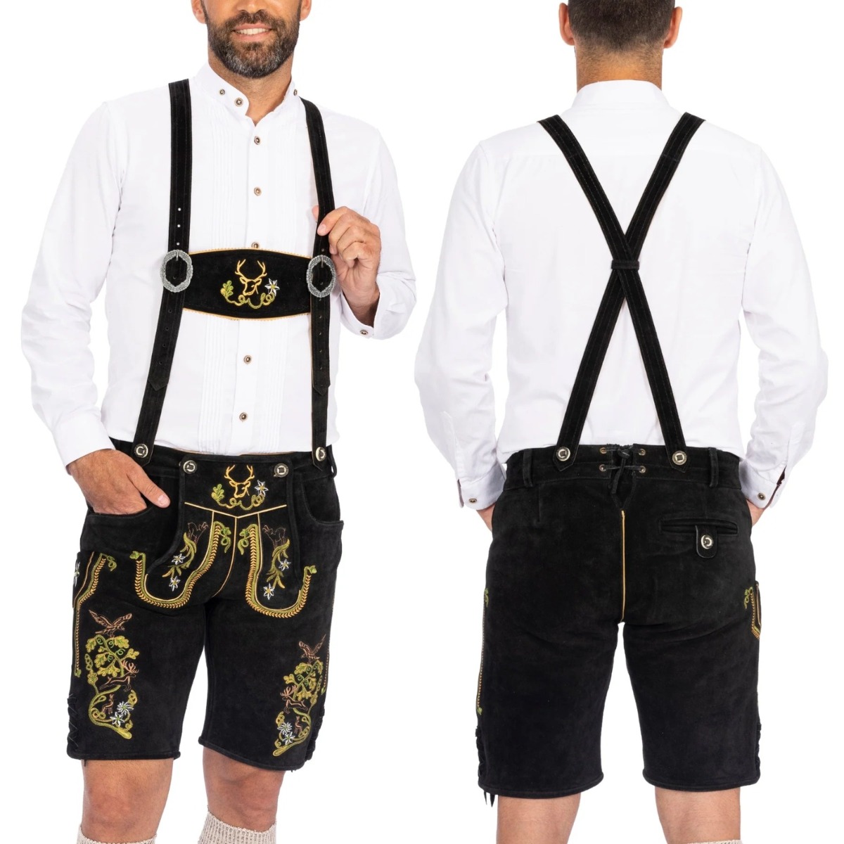Suspenders for German Lederhosen costume