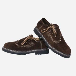 Traditional Lederhosen Shoes Dark Brown  - Mr Lederhosen