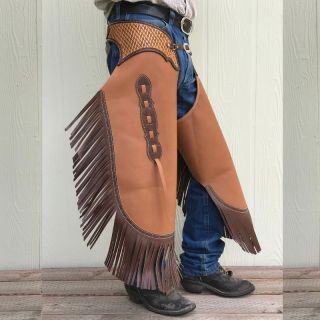 Chaps Cowboy Suede Leather Western Chaps for Men - Mr Lederhosen