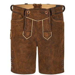 Lederhosen Ladies Bärbl Brown Bavarian Design by Mr. Lederhosen - Mr Lederhosen