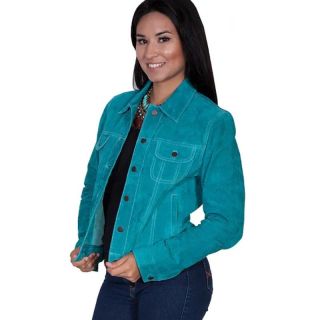 Western Leather Jacket Women's in Suede Jean Style - Mr Lederhosen
