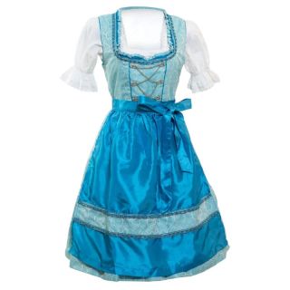 Bavarian Dirndl Timeless Blue Dress with Flair - Mr Lederhosen