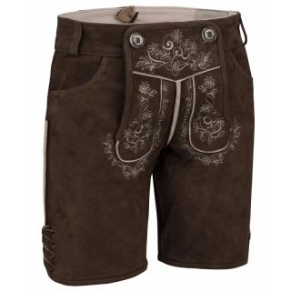 Lederhosen for Women in Chocolate Brown Goat Suede Loreen - Mr Lederhosen