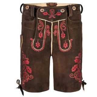 German Lederhosen Andreas in Brown Goatskin - Mr Lederhosen