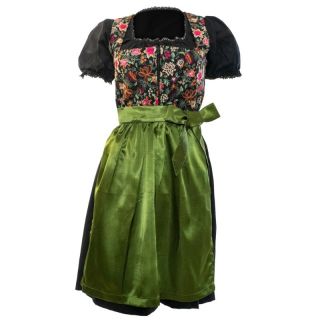 Traditional Dirndl Dress Majestic Green Blossom - Mr Lederhosen