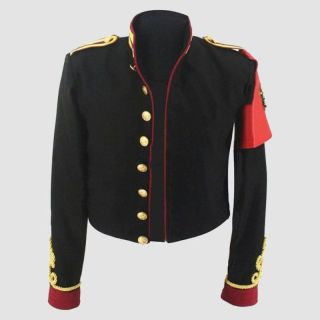 Michael Jackson Black Royal Retro Military Jacket - Mr Lederhosen