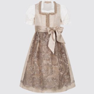 Children’s Dirndl Fia with Blouse and Embroidered Apron
